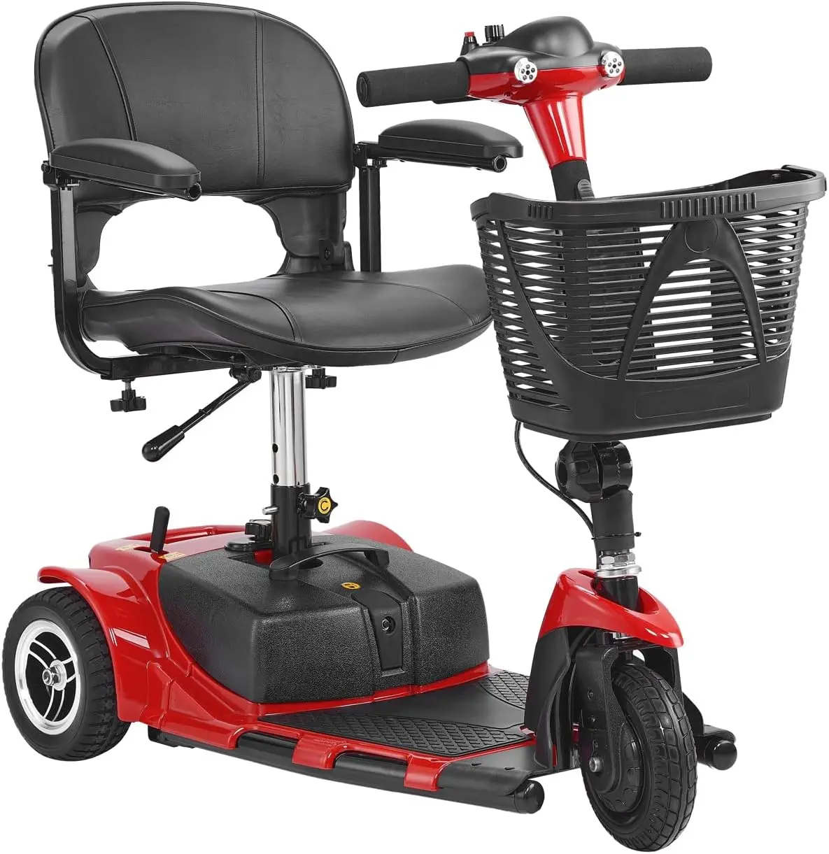 VEVOR 2025 Upgraded 3 Wheel Folding Mobility Scooter for Adults & Seniors,Electric Powered Mobility Scooter & 12 Mile Long Range