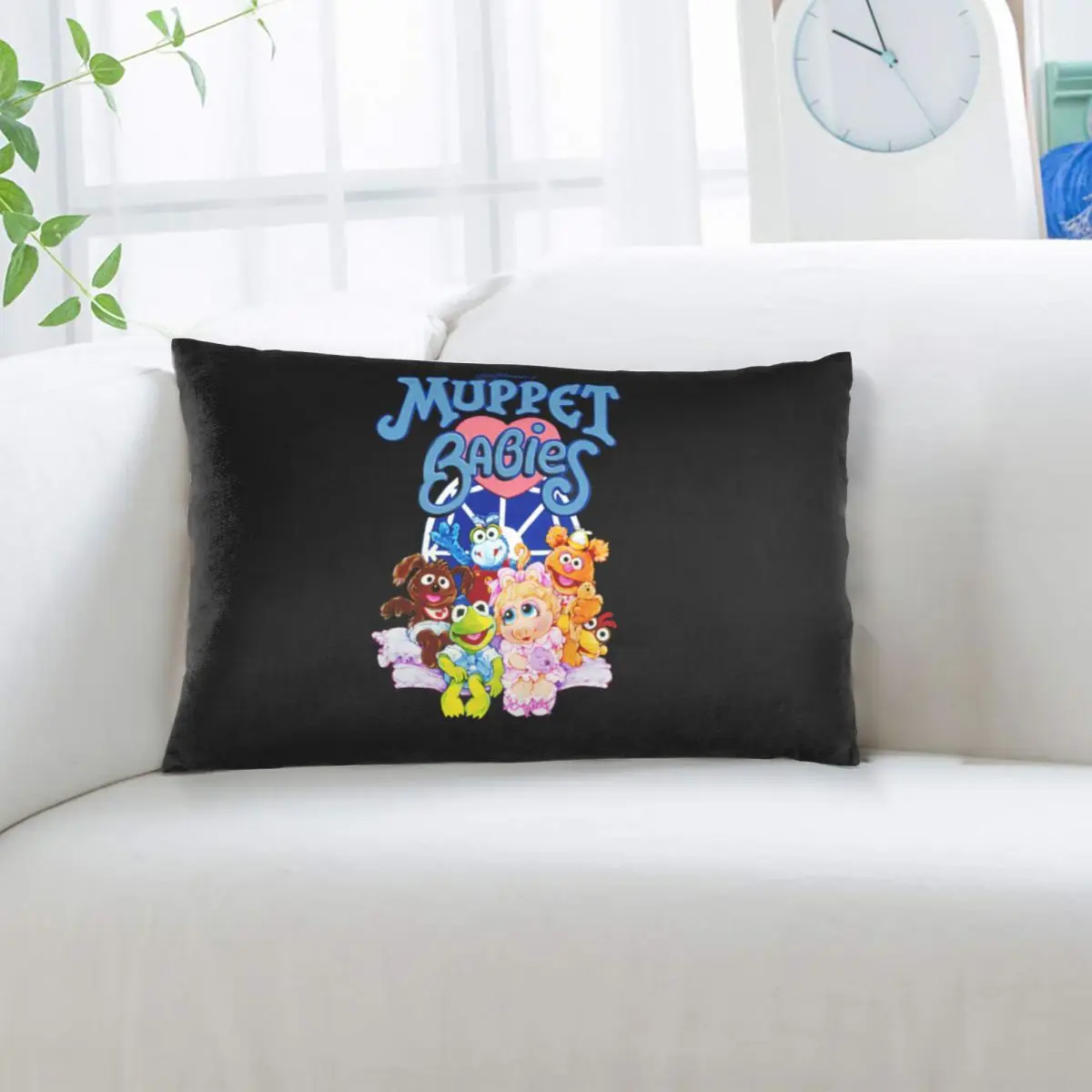 Muppet Babies Rectangle Pillowcase Cushion Cover Decorative Bedroom Bed Home Comfort Throw Pillow