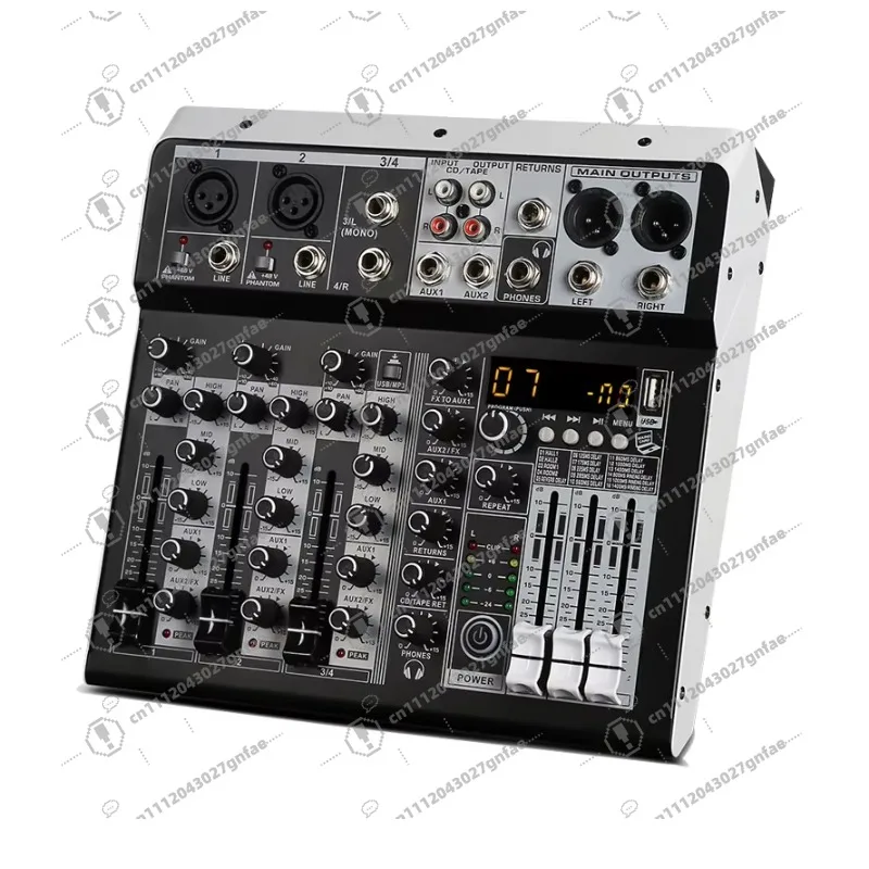 RP-4 Professional 4 Channel Mixer High Quality Professional Dj Controller Audio Console China Supplier