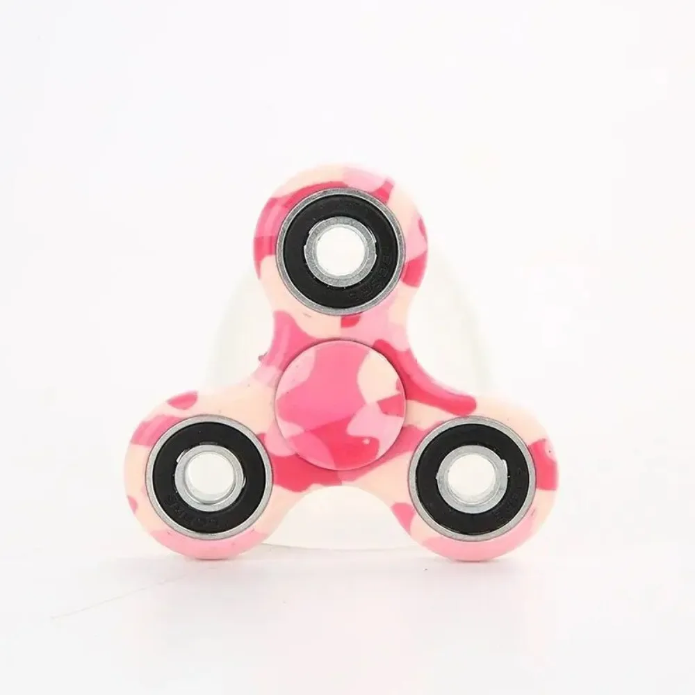 سبينر يدوي ملون EDC تململ سبينر قوس قزح سبينر لعبة مضادة للقلق للمغازل التركيز يخفف التوتر ADHD إصبع سبينر