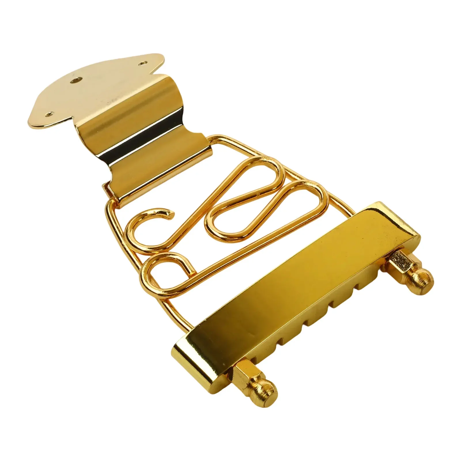 

Trapeze Tailpiece Guitar Tailpiece Bridge Chord Plate Bridge Tailpiece Chrome/Black/Gold Enhance Electric Guitar