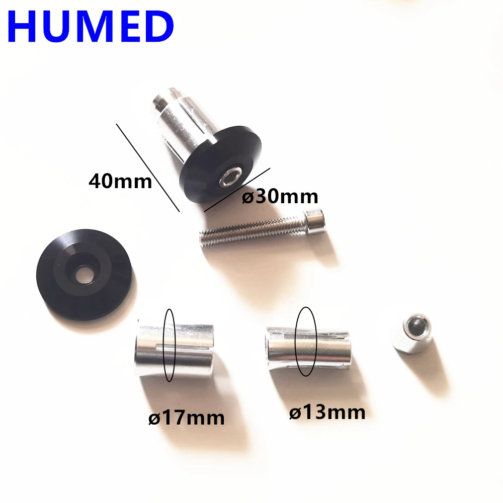 13.5mm-18mm Universal High Quality CNC Aluminum Alloy Motorcycle Handlebar End Plug Grip Handlebar Plug Cover Slider