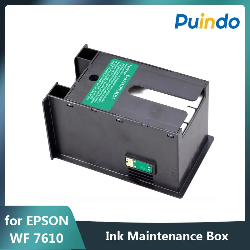 

T6711 L1455 Ink Maintenance Box for EPSON WF 7610 7620 7720 7110 7210 7510 7615 7710 7715 3010 3520 3530 3540 3620 3640