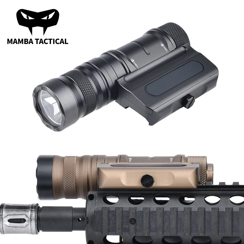 

Tactical Metal OWL Flashlight Optimized Weapon Light 1500 Lumens Airsoft Hunitng Gun Strobe Lamp Rifle Flashlight Lantern Torch