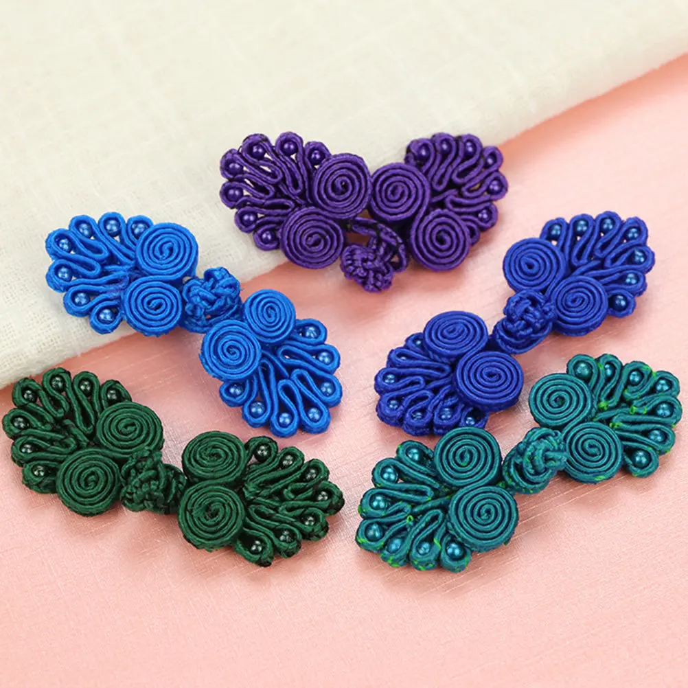 

50 шт. китайских узелковых пуговиц: модные пуговицы для пальто, накидок, курток, традиционные швейные застежки-аксессуары