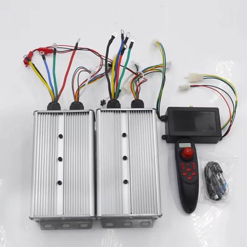 Wireless RC Car Differential System with Handle Throttle Control and Speed Selector for Remote Control Vehicles Pedal Assist