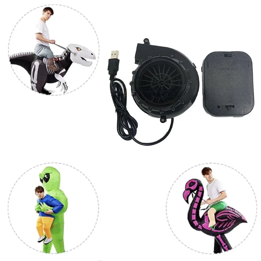 1pc Inflatable Fan 6V Black Blower Cartoon Doll Inflatable Suit Centrifugal Fan Inflatable Costume Fan Air Pump Blower