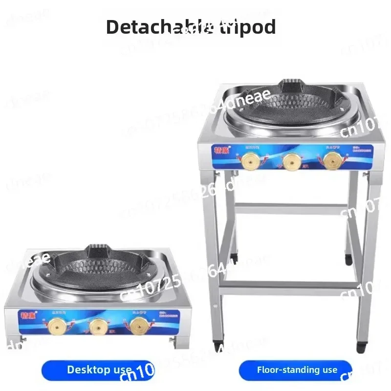 

40Kw High Pressure Wok Burner Gas Stoves Outdoor Camping Cooking Gas Cooktops Commercial Stainless Steel Liquefied Gas Cooker