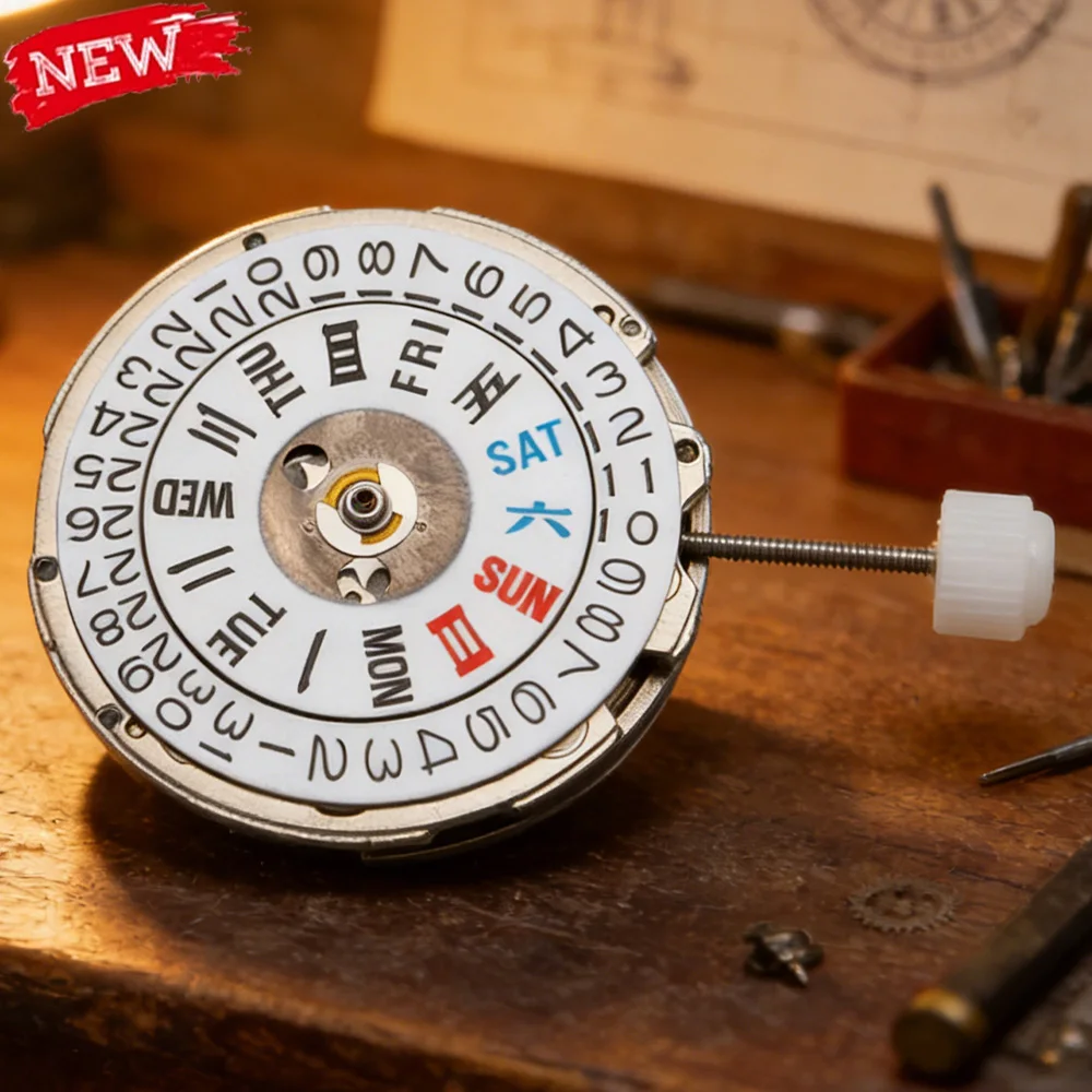 

Hot China NH36A Movement Can Replace The Japanese NH36 Movement Date 3 O'clock Dual Calendar High Accuracy Automatic Mechanical
