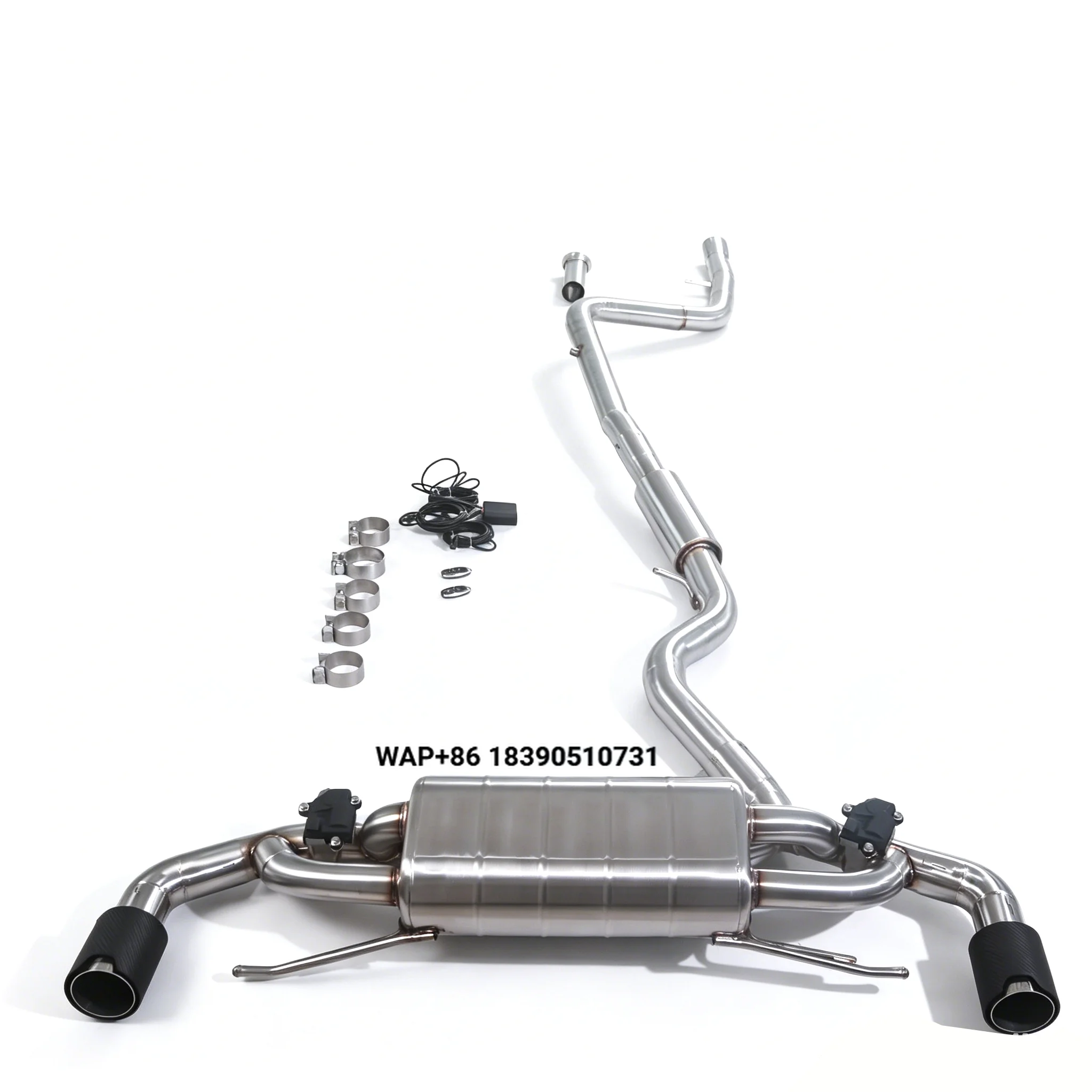 GFC Catback Exhaust for 2022~2026 225i G42 B48 2.0T Car Electric Valve Exhaust System Muffler Made of SUS304 Pipe