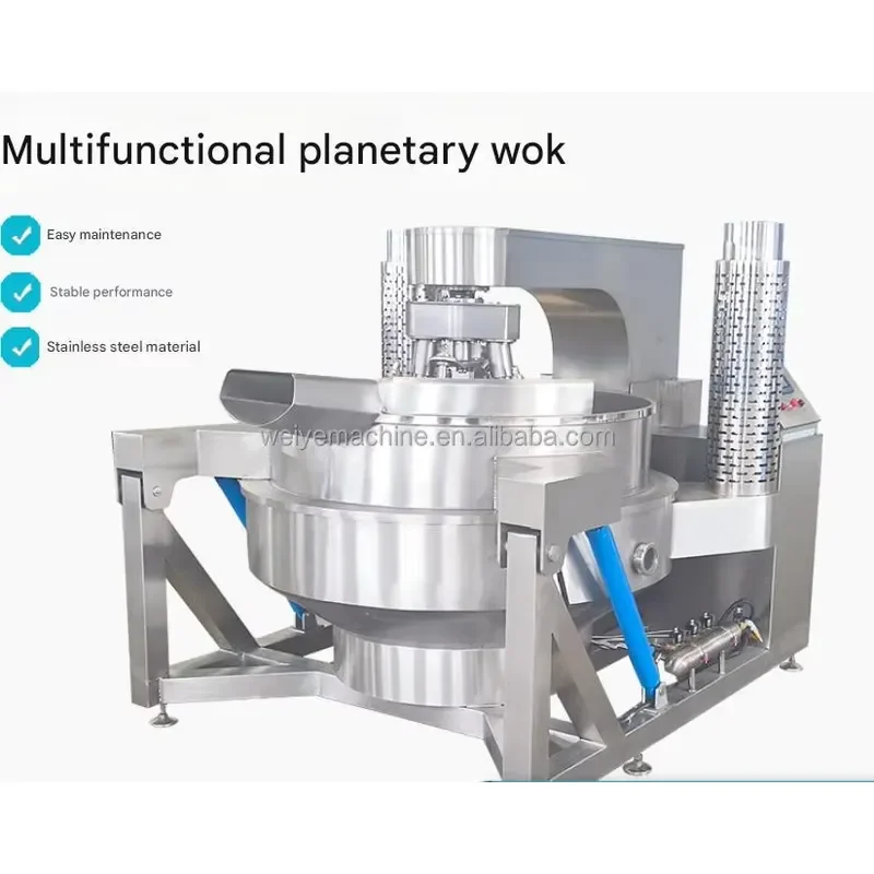 Block-shaped Dried Fruit Candied Fruit Jacketed Kettle for Electricity Steam Gas Heating Braising Vacuum Sugar Impregnation