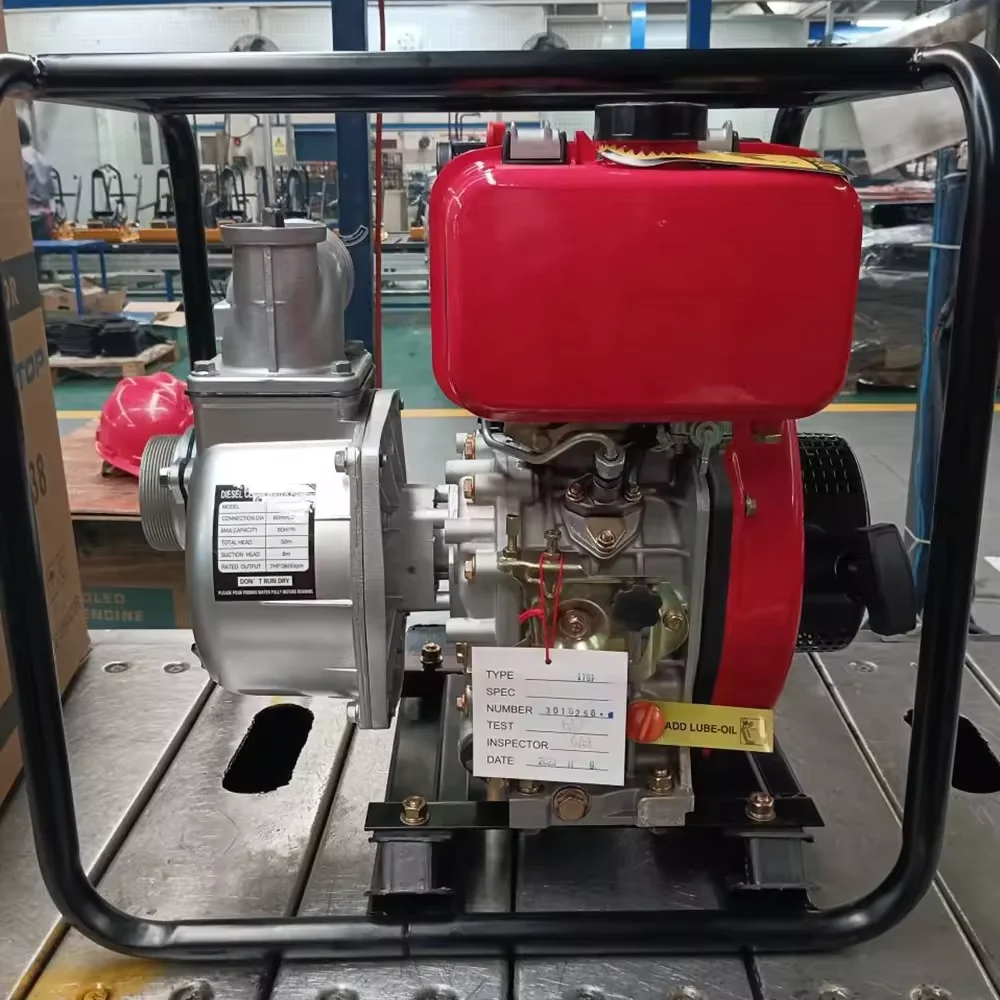 20253インチディーゼルウォーターポンプ4ストロークエンジン高圧遠心ポンプ（農業灌漑用）