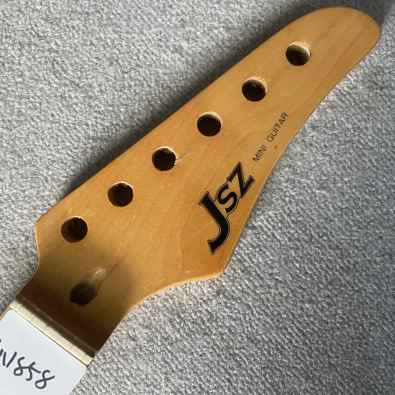 jN858 Origianl And Genuine JSZ ST Electric Guitar Neck 22 Frets 612MM Scales Length Maple Wood DIY & Replace Parts MINI Size