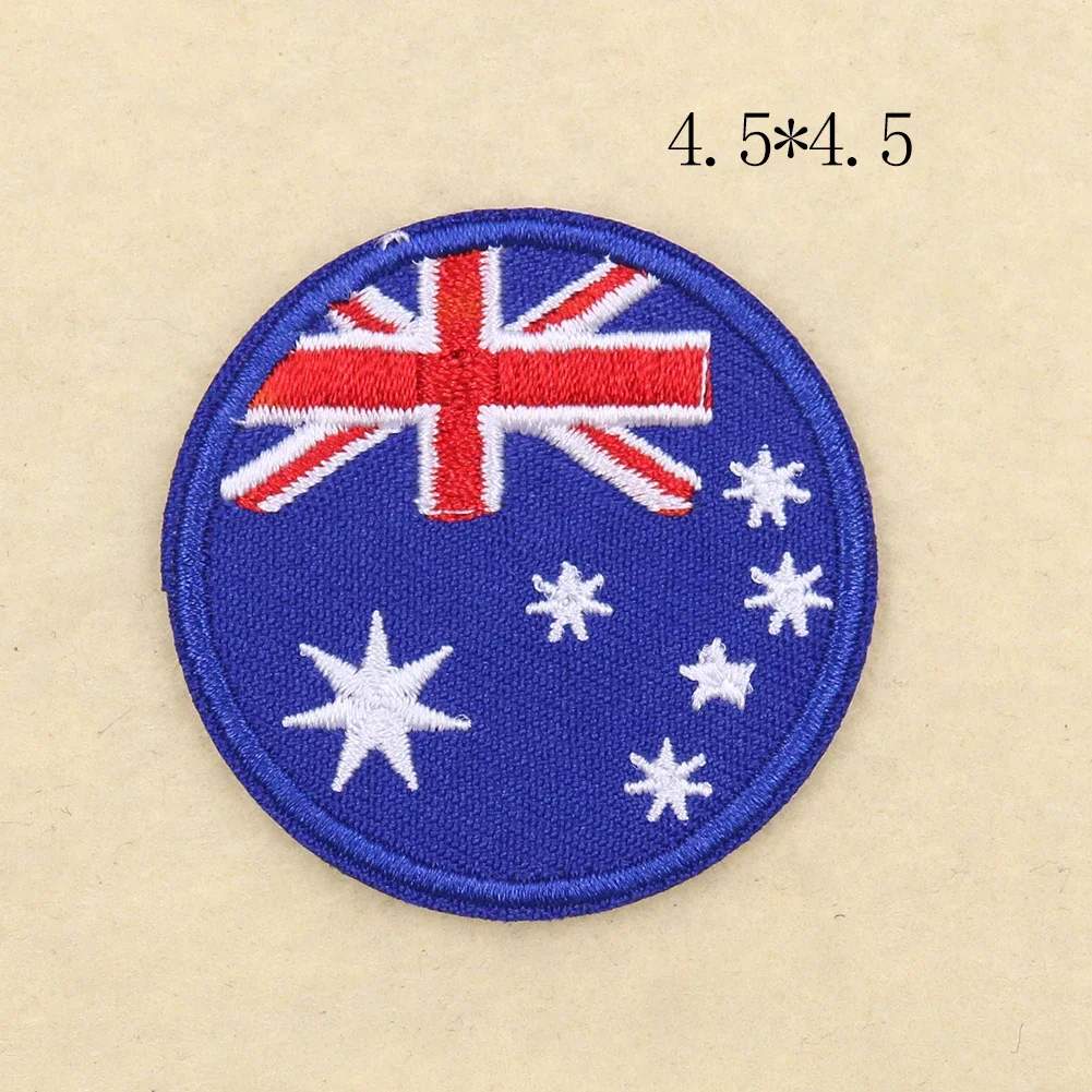 2PCS Australia Flag Koala Custom Iron on Transfers for Clothing DIY Sewing Badge Embroidery Patch Applique Sticker Accessories