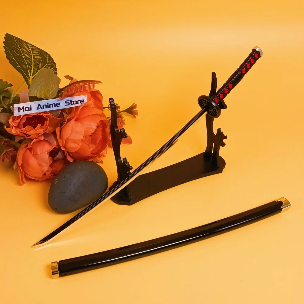 10in Mini Tanjirou Katana Ainme Kimetsu No Yaiba اليابانية كاتانا الصغيرة الأصلية الساموراي صابر المعادن شيطان القاتل السيف لعبة هدية #1