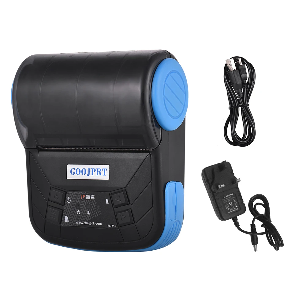 

portable receipt printer GOOJPRT MTP-3 80mm BT Thermal Printer Portable Lightweight for Supermarket Ticket Receipt Printing