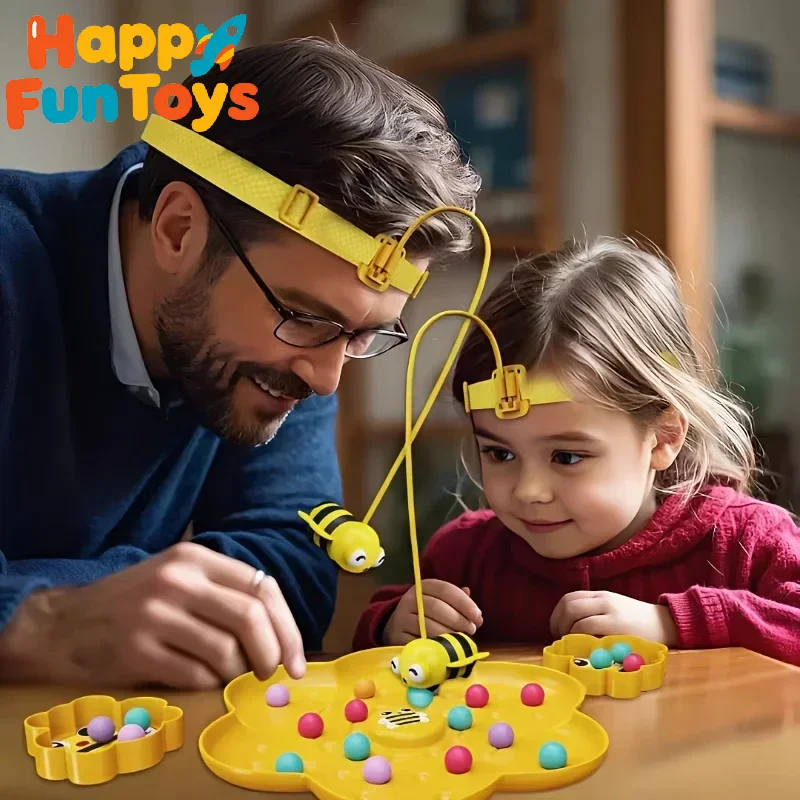 

Magnetic Little Bee Toy Multifunctional Board Game Puzzle Fishing Toys Interactive Educational Toys For Kids Gift Family Game