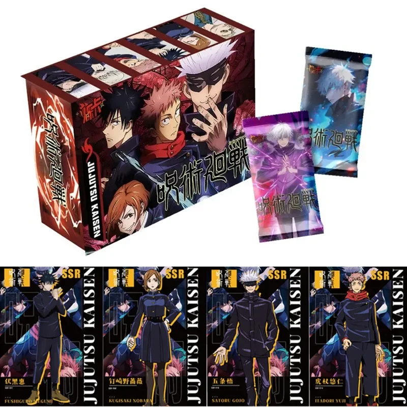 

New Anime Jujutsu Kaisen Trading Card Fushiguro Megumi Rare Character Collectible Card Game Card Toy Children's Birthday Gift