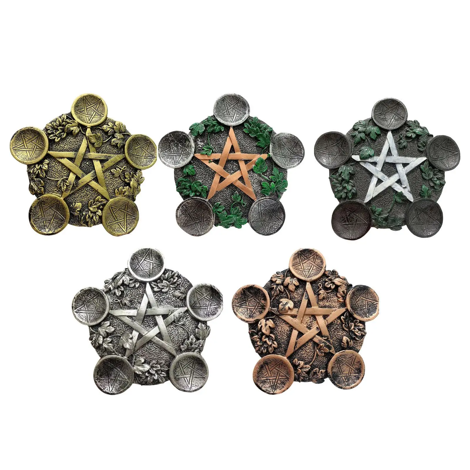 Spheres Stand Rack Astrology Pentacle Decoration Candle Holder for Bedroom