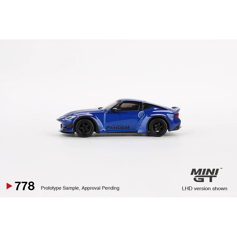 In Stock MINIGT 778 1:64 Pandem 400 Z Seiran Blue Diecast Diorama Model Collection Toys