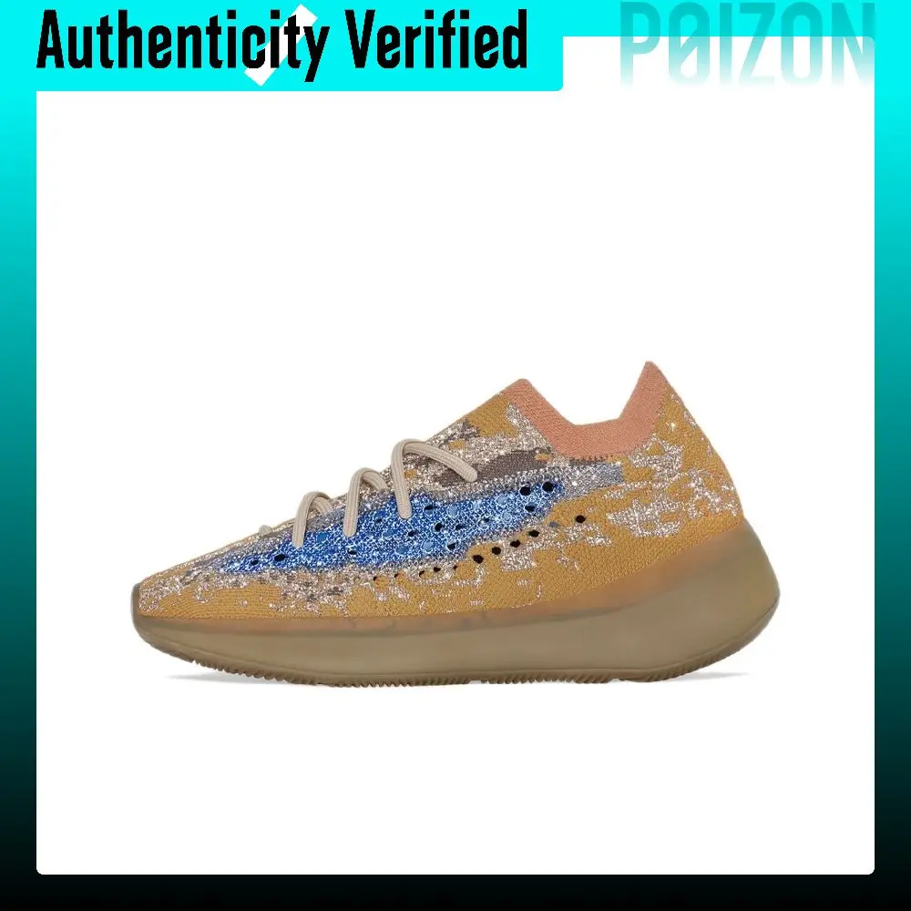 Adidas Originals Yeezy Boost 380 Casual Shoes Unisex Low-top Blue Brown FX9847