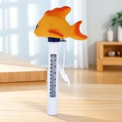 

Thermometer Scale Floating for Swimming Pool Water Inflatable Plastic Float Beautiful Decorative Pool Accessory