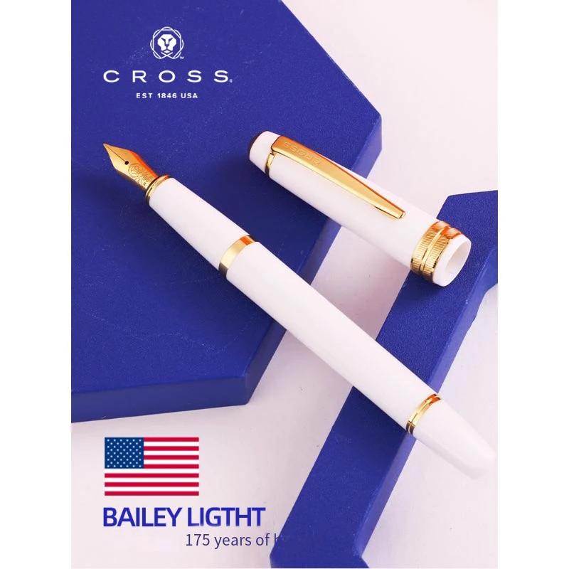 

CROSS Bailey Light Fountain Pen Elegant, feather-light design with superb control for a refined writing experience.
