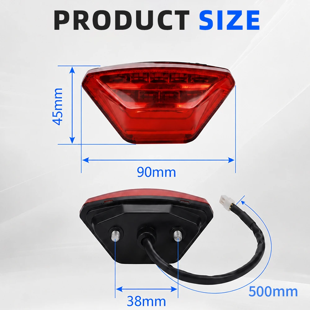 Motorcycles Accessories Tail Lamp Light Taillight Brake Lights For Sur-ron Surron Ultra Bee Electric Dirt Bike E-Bikes