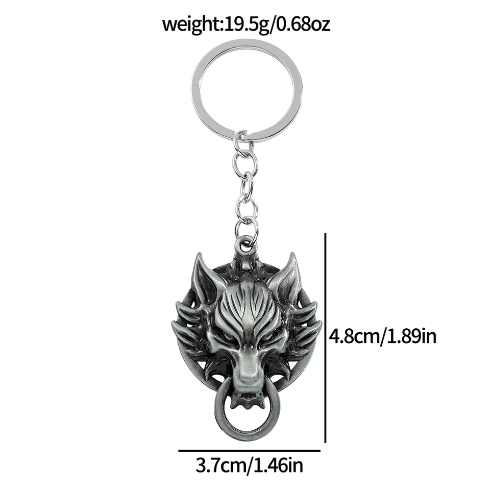Final Fantasy VIII Keychain Sleeping Lion Heart Griever Squall