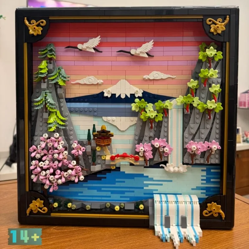 

1892Pcs In Stock Building Blocks Home Plant Cherry Blossom Decor Art Exquisite Bricks Birthday Gift For Friends