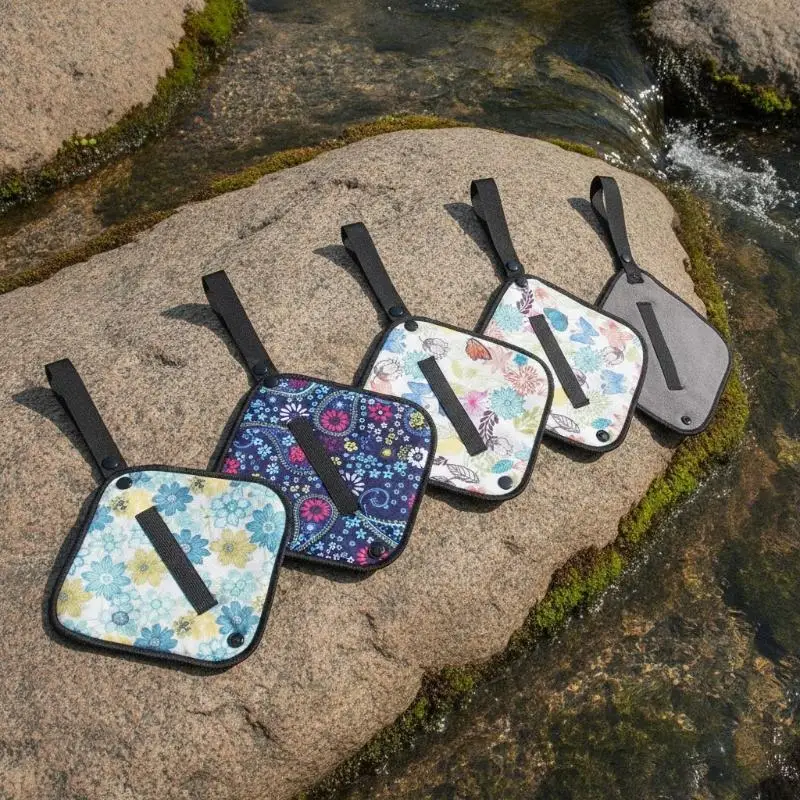 Washable Reusable Women Pee Cloth Eco-Friendly Absorbent Leakproof Portable Pad for Outdoor Camping Hiking Travel