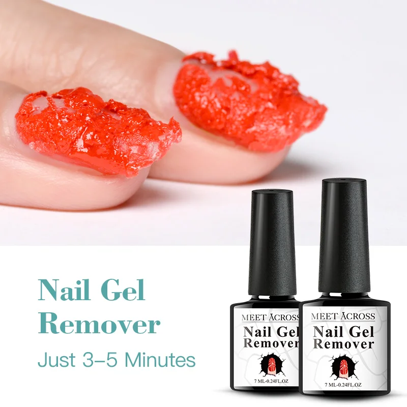 พบกับข้าม 7/15ml Magic Fast Remover เจลเล็บแก้วขวดกึ่งถาวรทําความสะอาด Degreasr สําหรับเล็บ art Removal