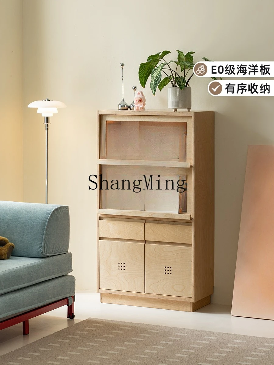 

CL Simple Modern Cabinet Storage Living Room Wall Glass Figure Display Home Storage Cabinet