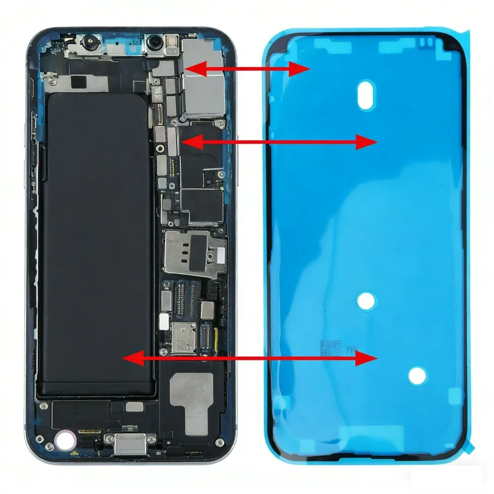 1-10pack Waterproof Sticker for IPhone 16 Pro 16pro Max Adhesive LCD Screen Frame Seal Tape Repair Parts Back Cover Adhesive