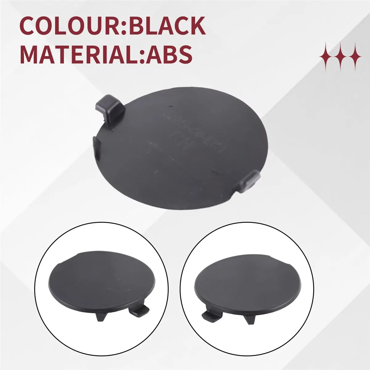 #28J (Black)BHN1-50-EK1-BB BHN1-50-EL1-BB Car Rear Bumper Tow Hook Cover Cap,Automotive Parts & Accessories