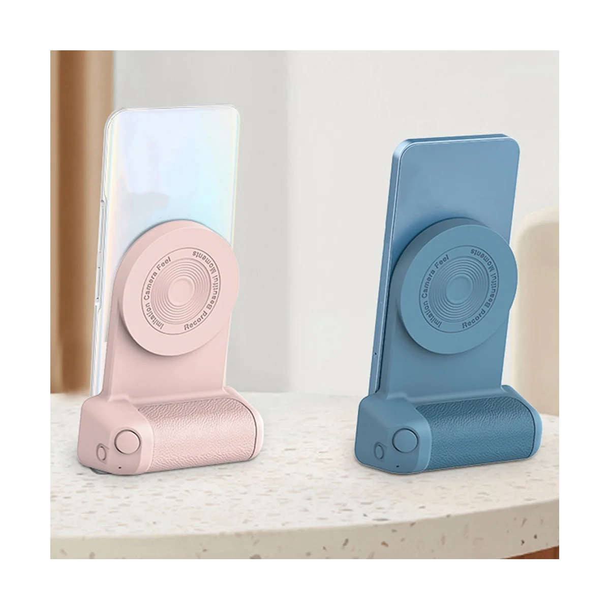 جهاز سيلفي مقبض كاميرا مغناطيسي حامل صور للهاتف المحمول الذكي بتقنية البلوتوث