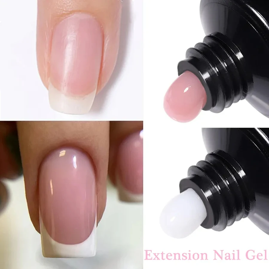 Quick Build Nail Lengthening Gel for Protecting and Strengthening Nails, Perfect for Daily Nail Care - Easy to Use Toothpaste