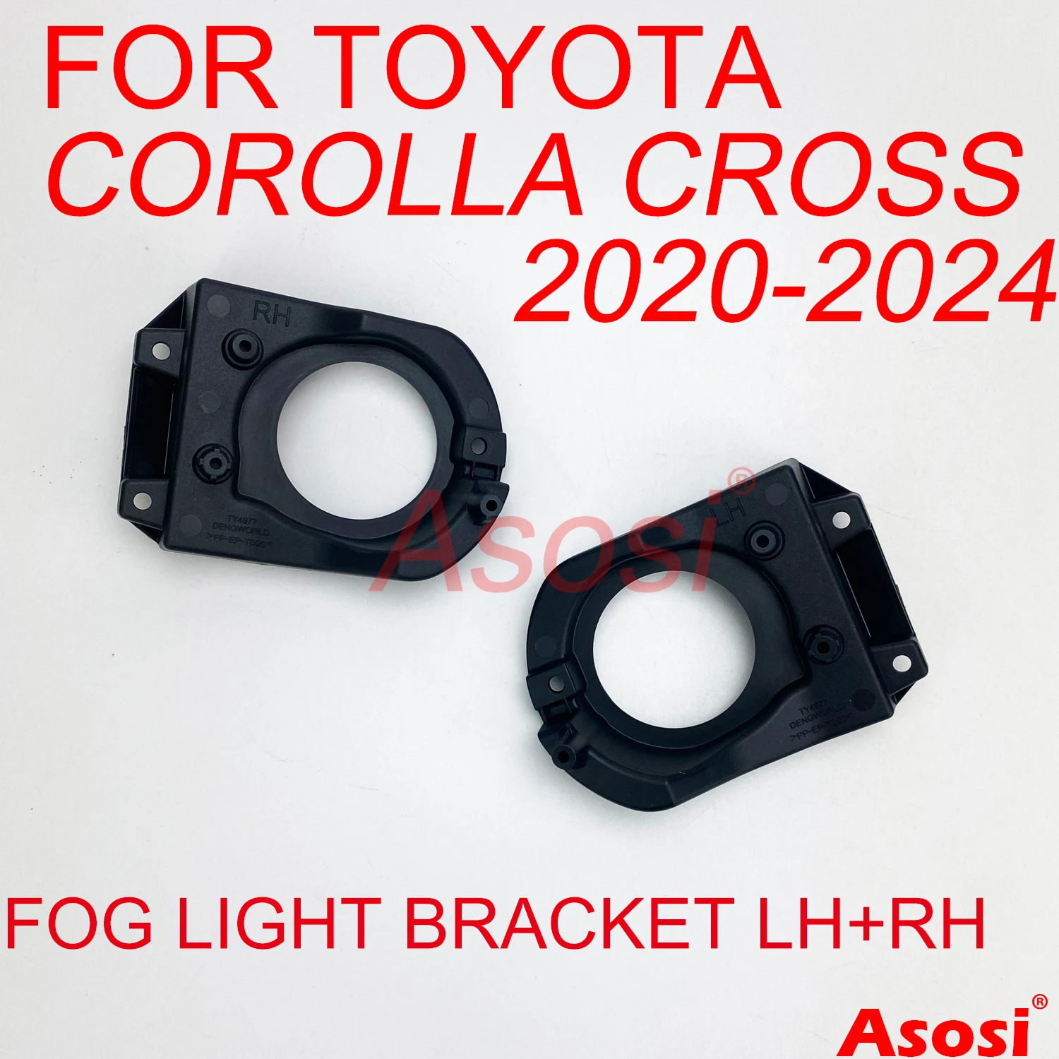 

Bumper Fog Light Mounting Brackets For Toyota Corolla Cross 2020 2021 2022 2023 2024 Left Right Side 81481-0A110,81482-0A110