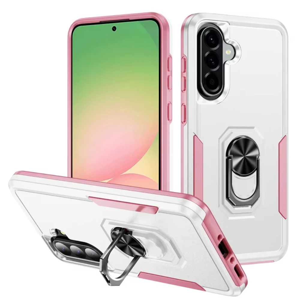 Fundas de teléfono con armadura a prueba de golpes para Samsung Galaxy A56 A55 A36 A35 A16 A26 A53 A52 A15 A54 soporte de anillo magnético Funda trasera