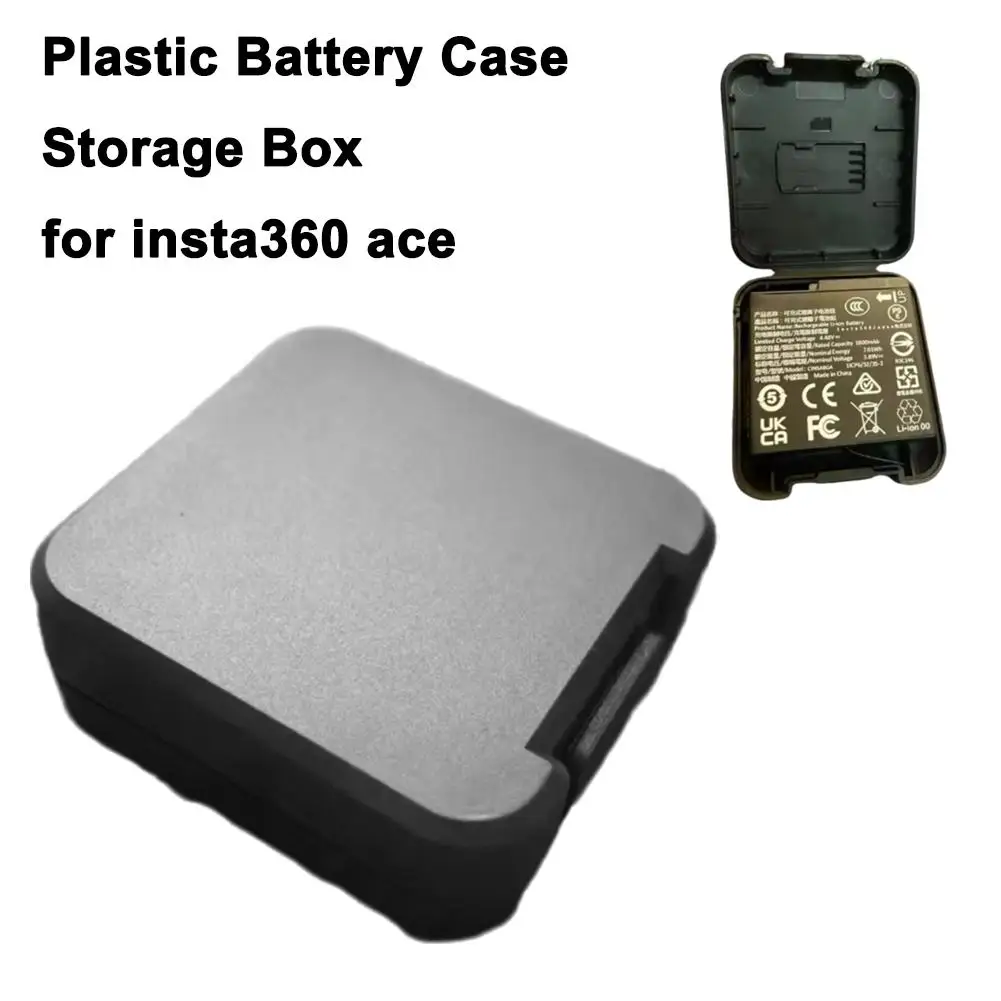  Plastic Battery Case Storage Box  Cover Camera Accessories For Insta360 Ace/ace Pro/ace Pro2 Battery Holder Box