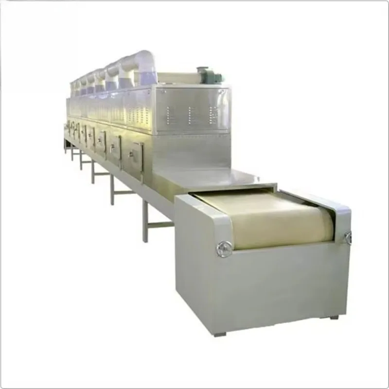 Customized Tunnel Type Microwave Drying Machine for Sterilization of Medical Waste