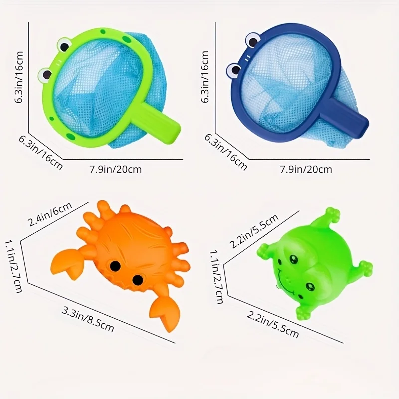 Brinquedo de rede fofo e divertido com formas de animais - Pato caranguejo sapo - Presente de aniversário perfeito para o Natal, ação de graças e outras festas G