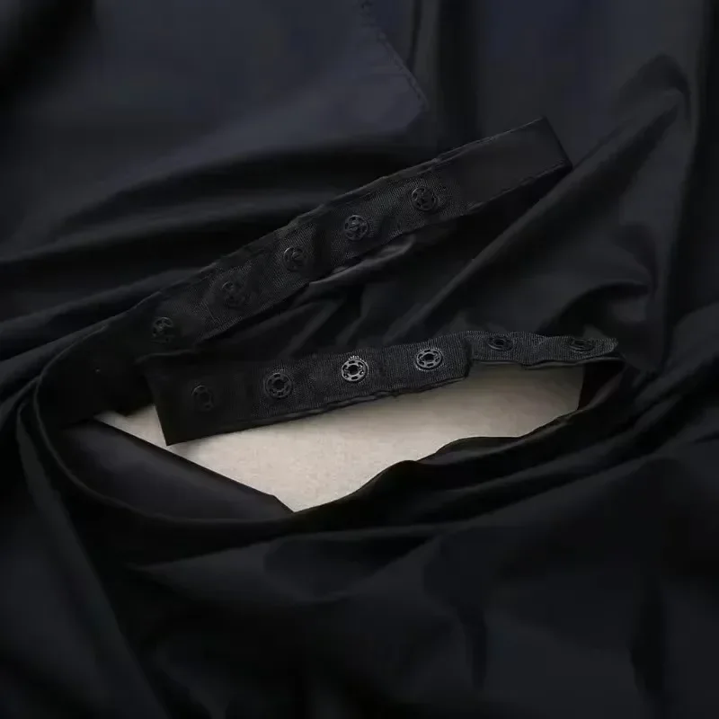 Black Hairdressing Cape Professional Hair- Salon Barber Cloth Wrap Protect Gown Apron Waterproof Cutting Gown Hair Cloth Wrap