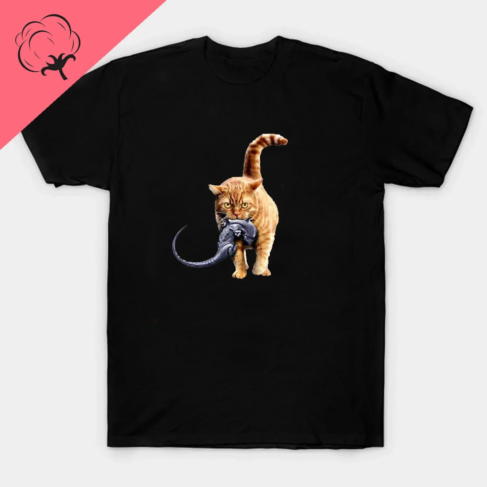 USCSS Nostromo Alien Jonesy The Cat 100%cotton T Shirt. Short Sleeve  Casual T-shirts Loose Top