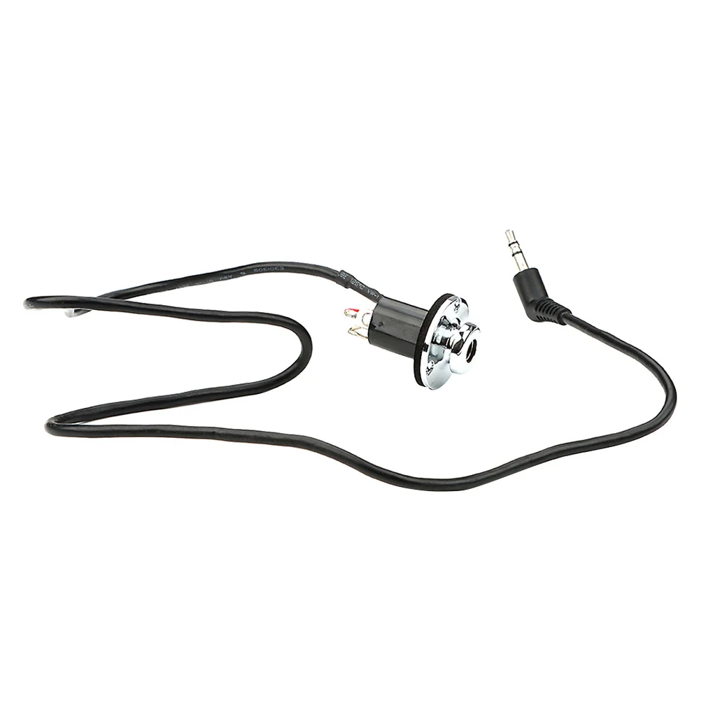 

Guitar Pickup Jack 6.35Mm Female End Pin Socket To 3.5Mm Male Plug With Cable For Acoustic Guitar High Sensitivity Output