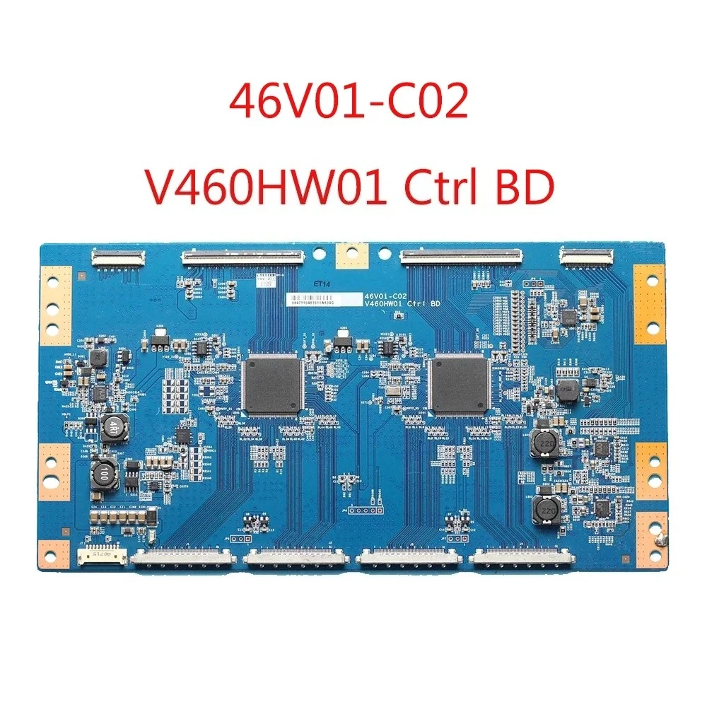 

Плата T-Con V460HW01 Ctrl BD 46V01-C02 для логической платы телевизора V460HW01 Ctrl BD 46V01 C02, оригинальный продукт, профессиональная тестовая плата