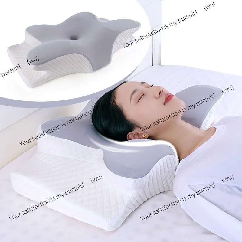 

Memory Foam Pillows Butterfly Shaped Relaxing Cervical Slow Rebound Neck Pillow Pain Relief Sleeping Orthopedic Pillow Beding