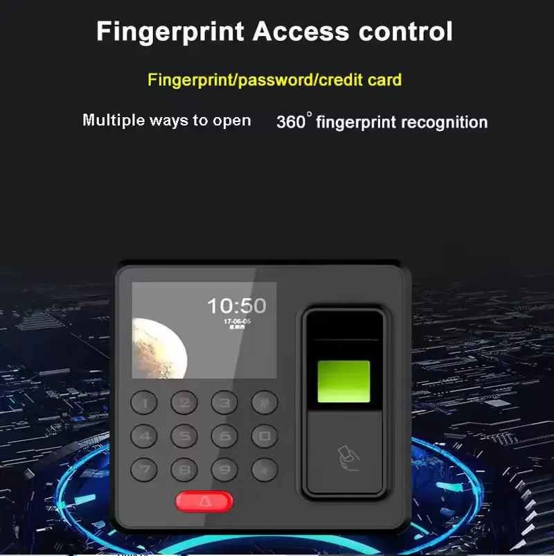 2.4inch Screen Standalone Fingerprint Access Control Products Door Access Control With Fingerprint And Card Reader