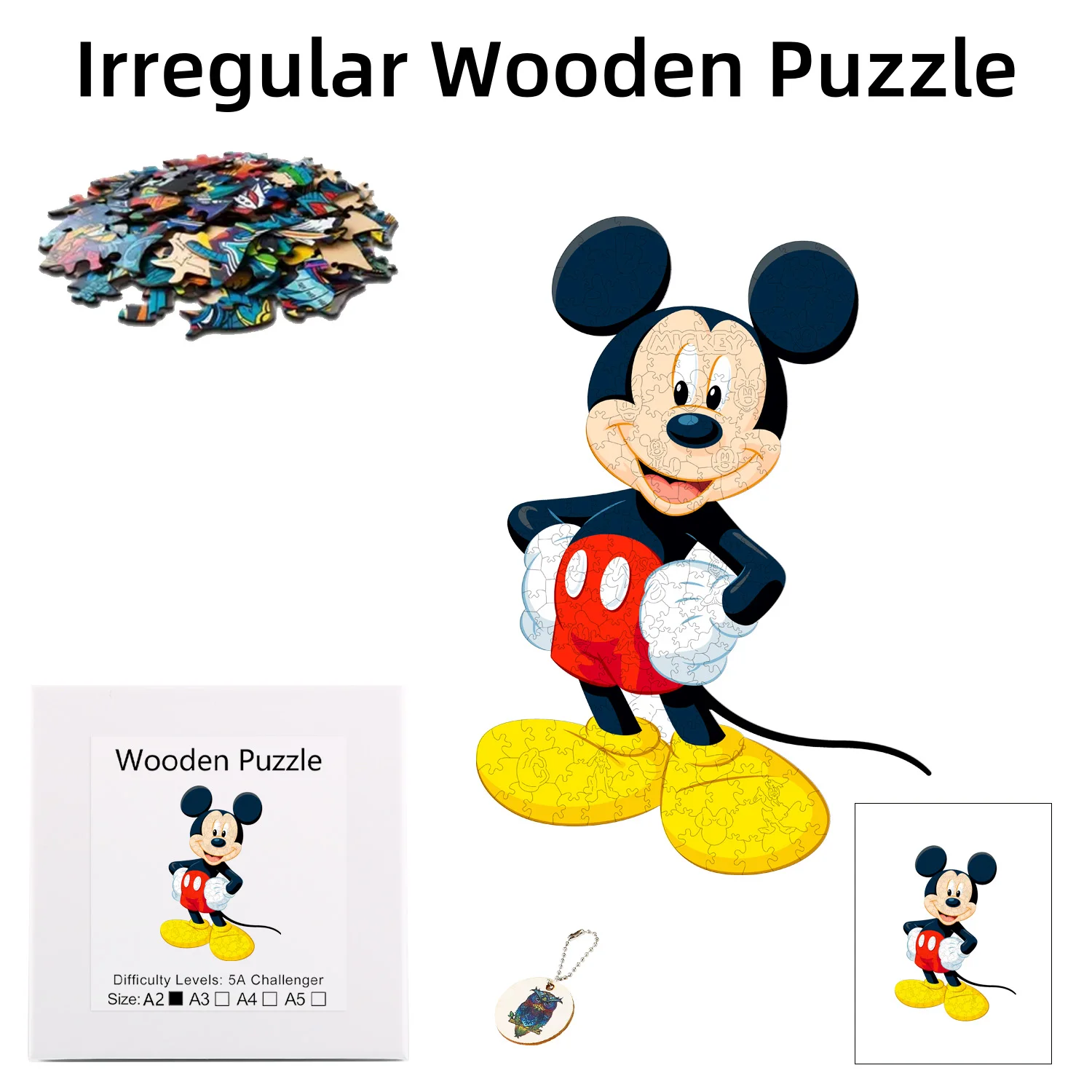 

Disney Alien Mickey Mouse Jigsaw Wooden Puzzle Is The Best Christmas Gift For Children Family And Friends