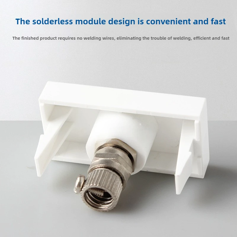 Przełącznik ścienny typu 45 128-typ TV Moduł TV Moduł gniazda TV Wtyczka ścienna Moduł wtyczki stołowej